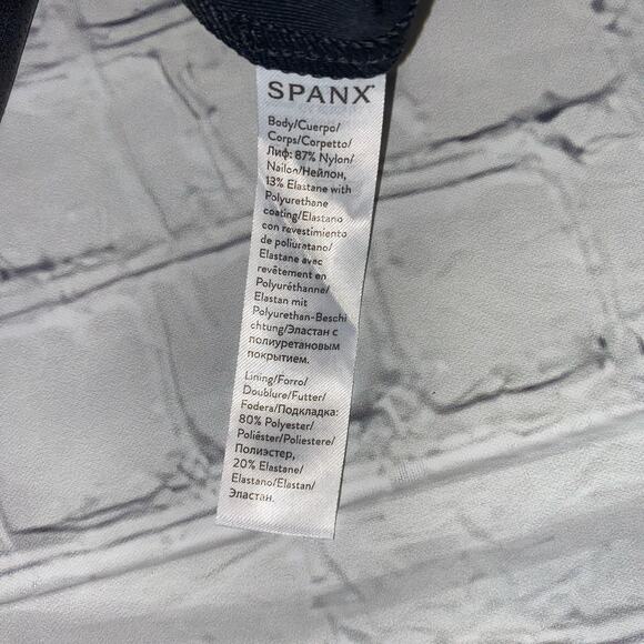 Spanx 1X NWT Faux Leather Leggings Shaping High Rise‎ Sculpt Moto Y2K Athleisure - Picture 8 of 8